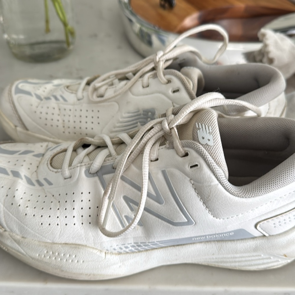 New Balance Classic White and Gray PICKLEBALL Sneakers